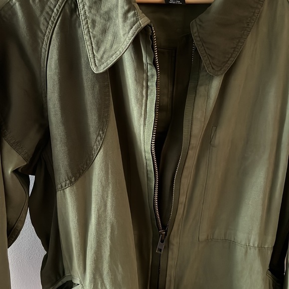Current Elliot the relaxed military jacket Size 2 like Medium - Picture 11 of 15